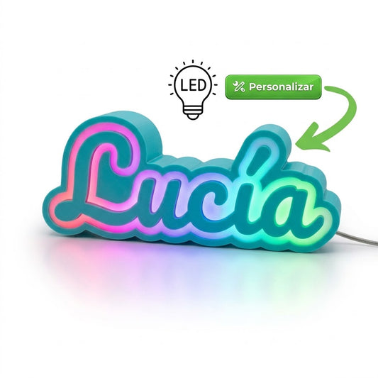 NOMBRE PERSONALIZADO ILUMINADO