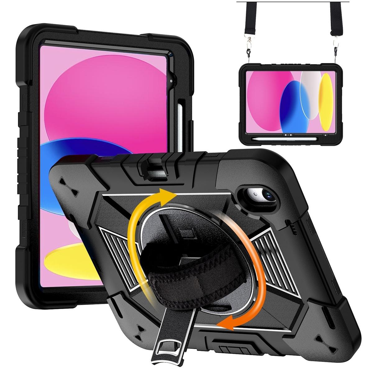 Funda antigolpes con soporte para iPad 10ª gen. 2022 10.9" / iPad 11 2025 - Negro