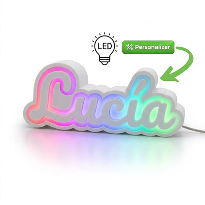 NOMBRE PERSONALIZADO ILUMINADO