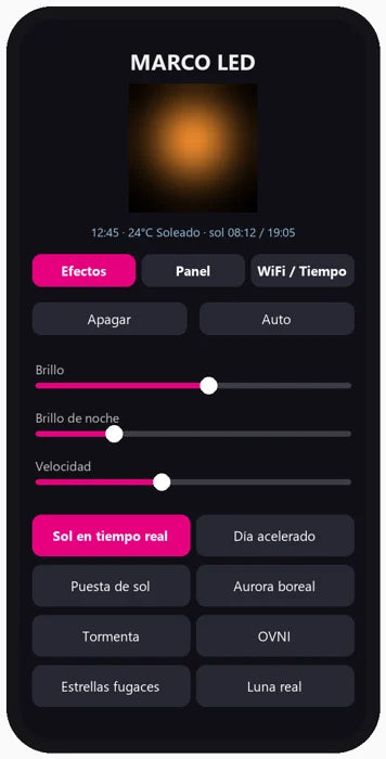 App de control del Marco Foto LED
