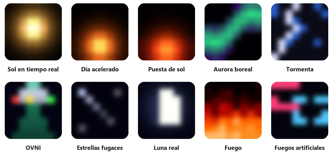 Los 10 efectos de luz del Marco Foto LED