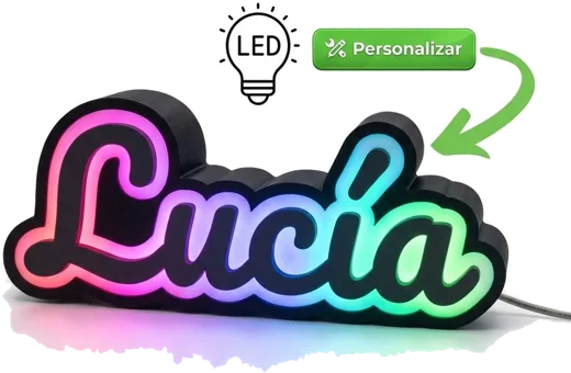 Nombre Personalizado Iluminado