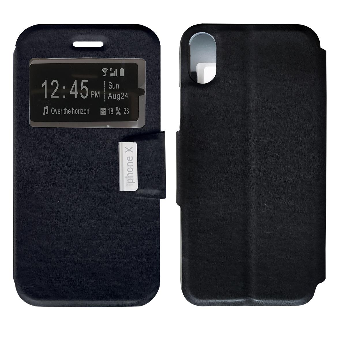 Funda de libro con ventana - Negro