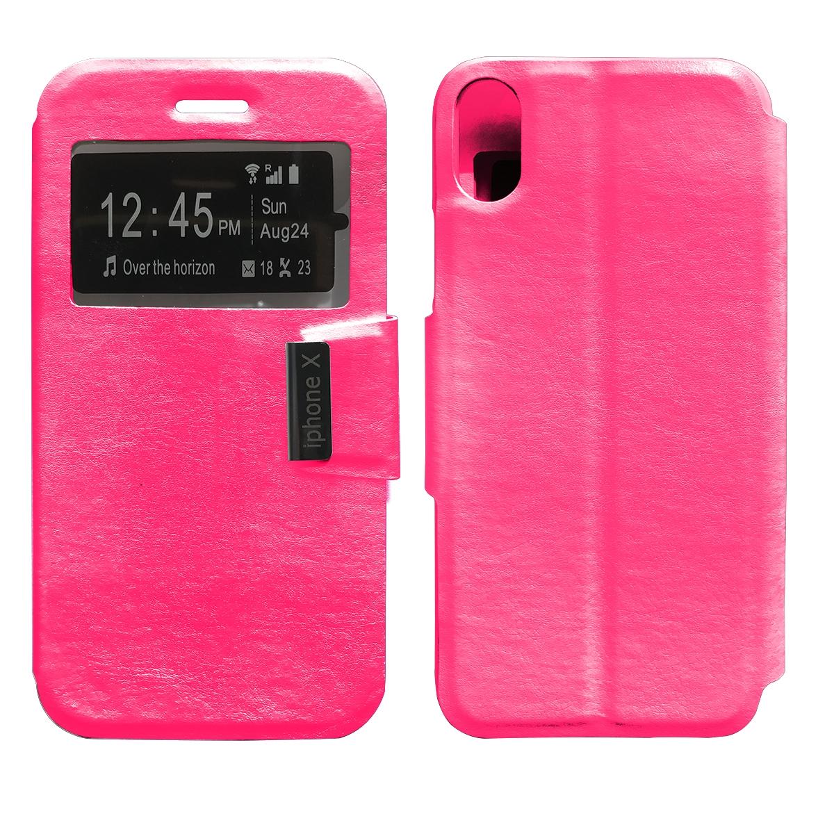 Funda de libro con ventana - Rosa