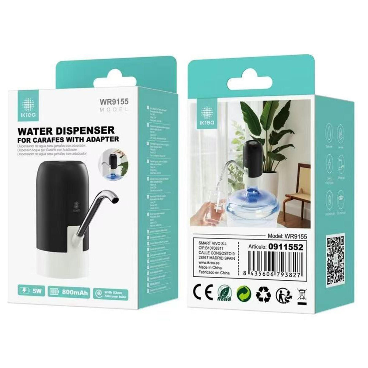 DISPENSADOR DE AGUA AUTOMATICO