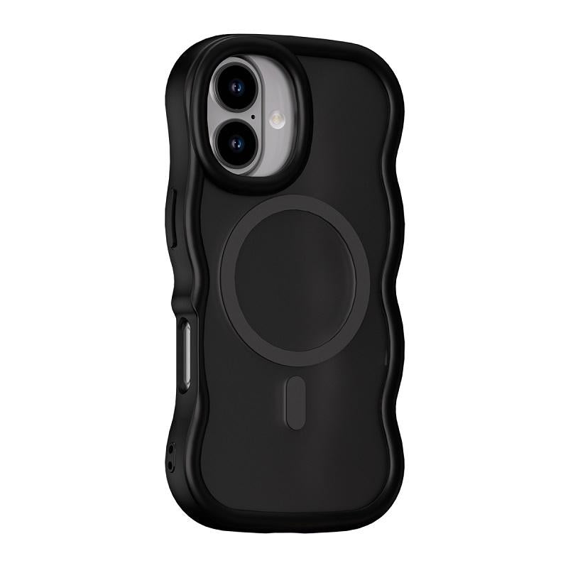 Funda magnética ondulada para iPhone 17 Air - Negra
