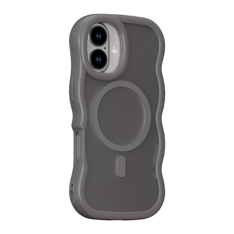 Funda magnética ondulada para iPhone 17 Air - Gris