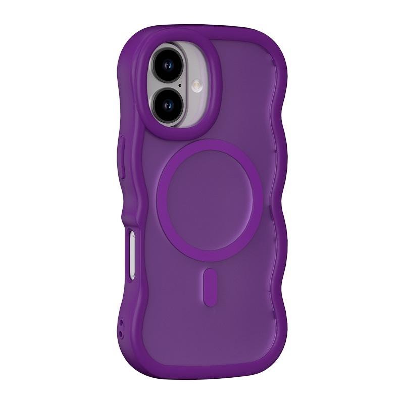 Funda magnética ondulada para iPhone 17 Air - Morada