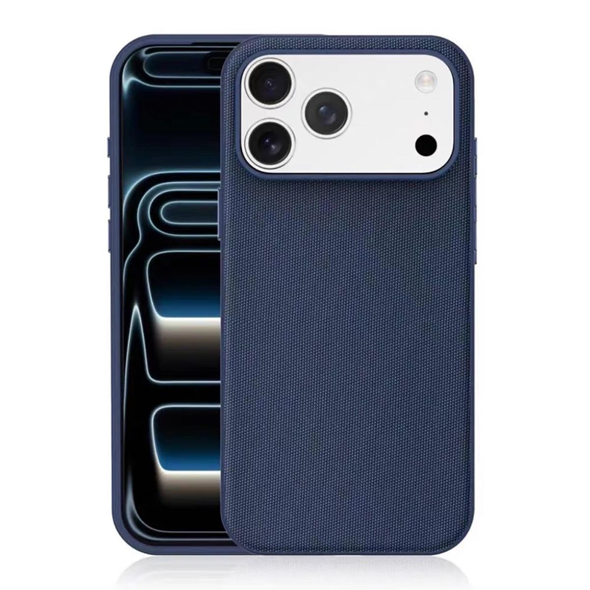 Funda MagSafe de tela premium anti-shock para iPhone 17 Pro - Azul