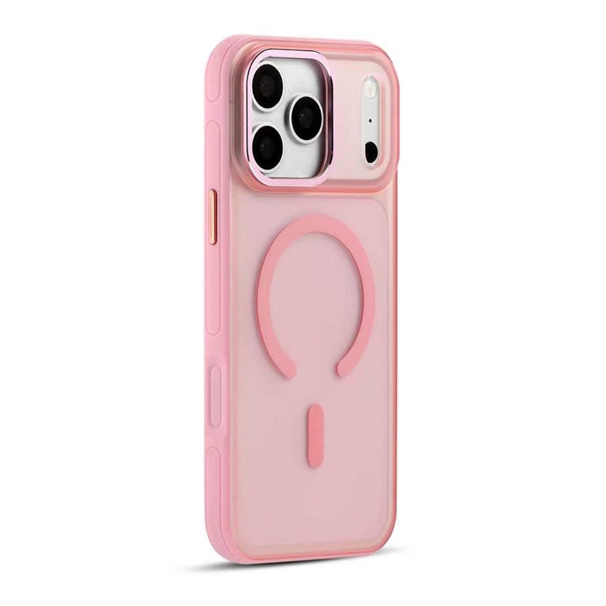 Funda magnética fuerte AK TPU para iPhone 17 - Rosa