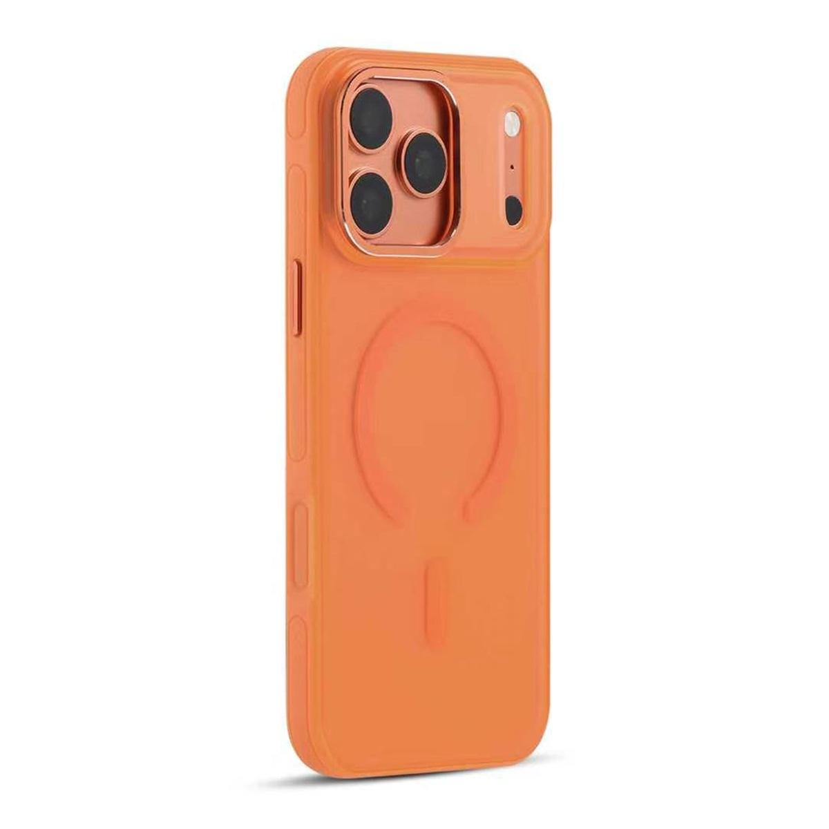 Funda magnética fuerte AK TPU para iPhone 17 - Naranja