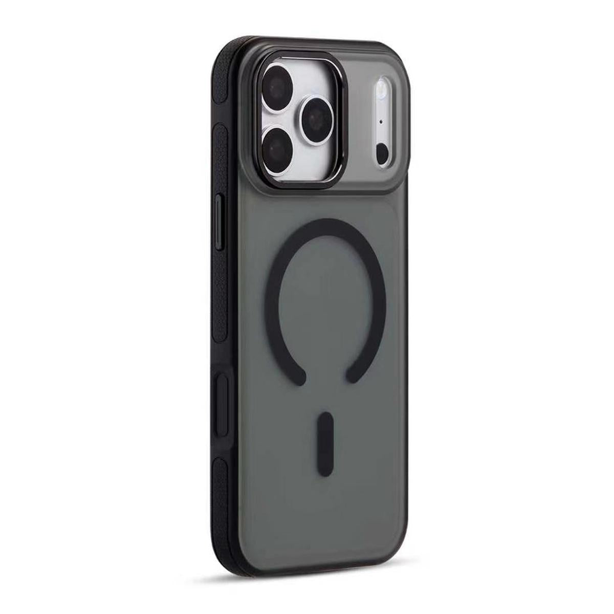 Funda magnética fuerte AK TPU para iPhone 17 Pro - Negro