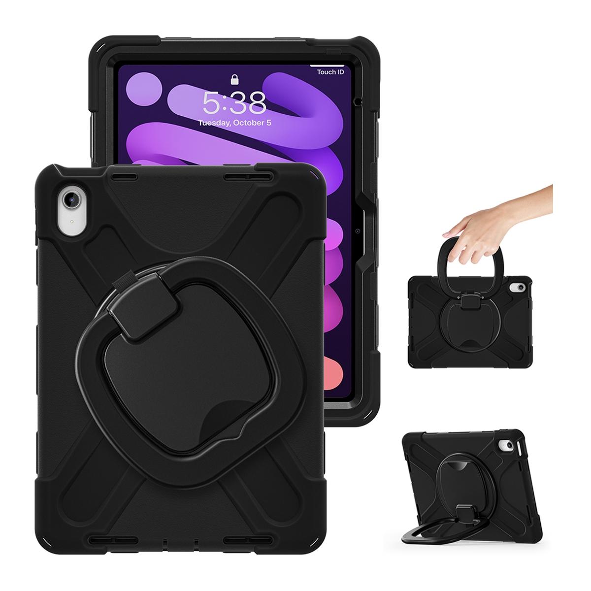 Funda antigolpes 3 en 1 con soporte giratorio 360º para iPad 10ª gen. 2022 10.9" / iPad 11 2025 - Negra