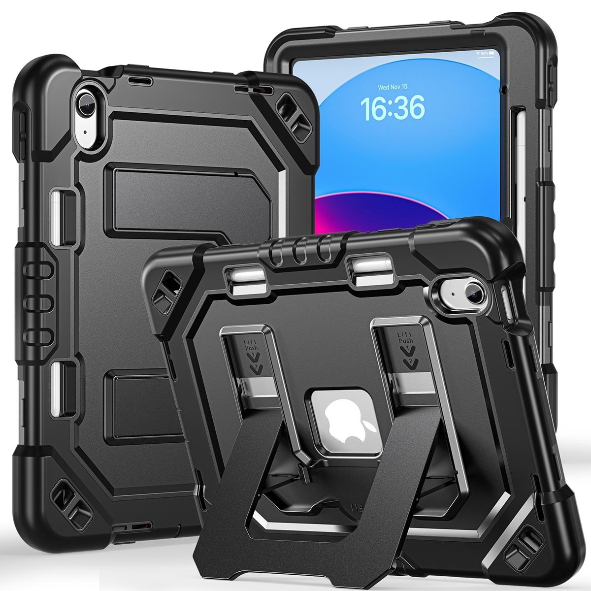 Funda antigolpes premium con soporte para iPad 10ª gen. 2022 10.9" / iPad 11 2025 - Negro