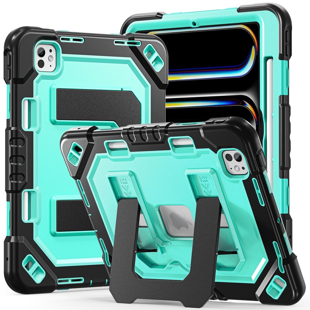 Funda antigolpes premium con soporte para iPad Pro 11 2024/2025 - Verde