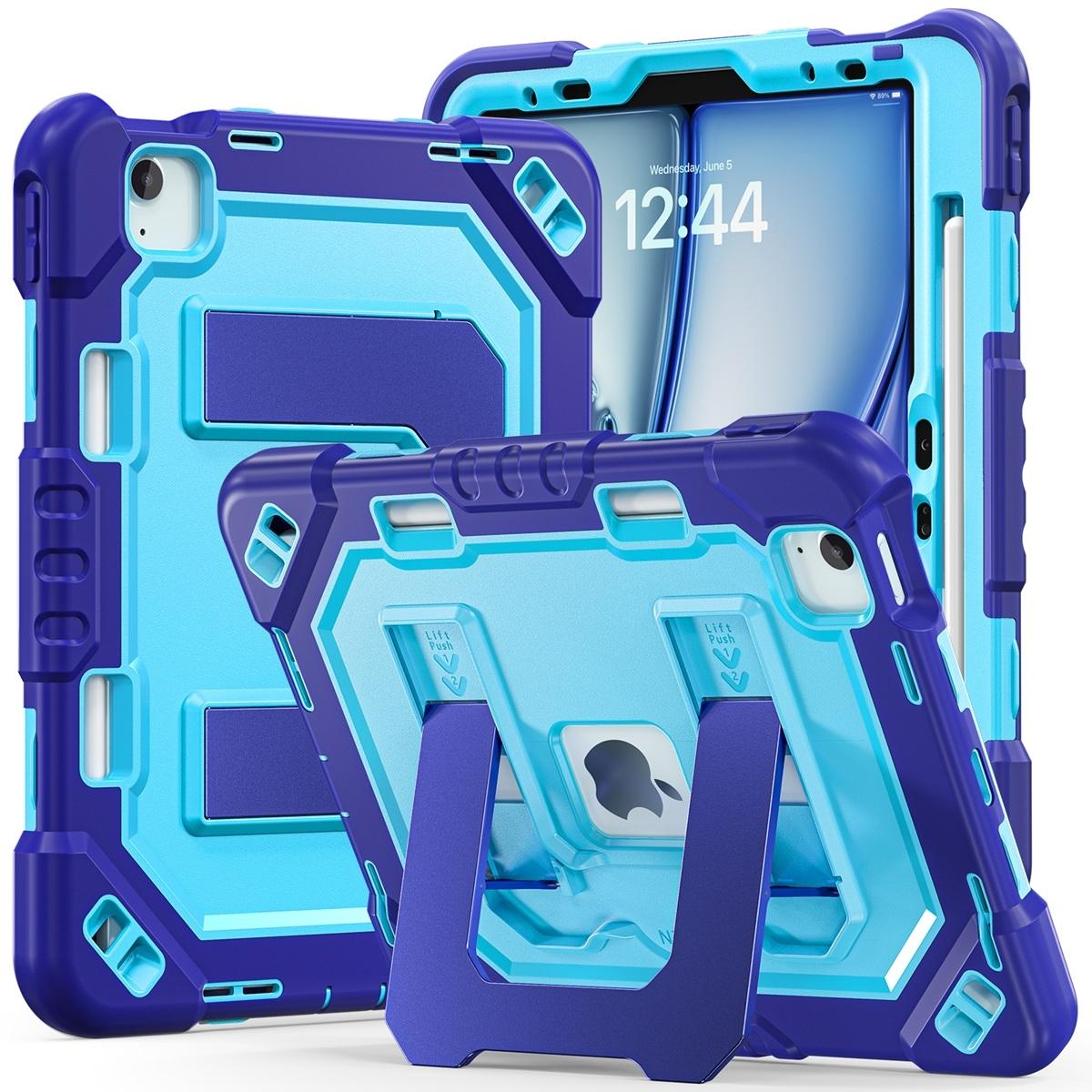 Funda antigolpes premium con soporte para iPad Air 11 2024/2025/2026 / iPad Pro 11 2018-2022 / iPad Air 4/5 10.9 - Azul