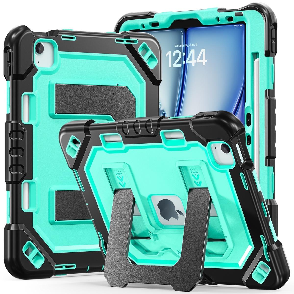 Funda antigolpes premium con soporte para iPad Air 11 2024/2025/2026 / iPad Pro 11 2018-2022 / iPad Air 4/5 10.9 - Verde