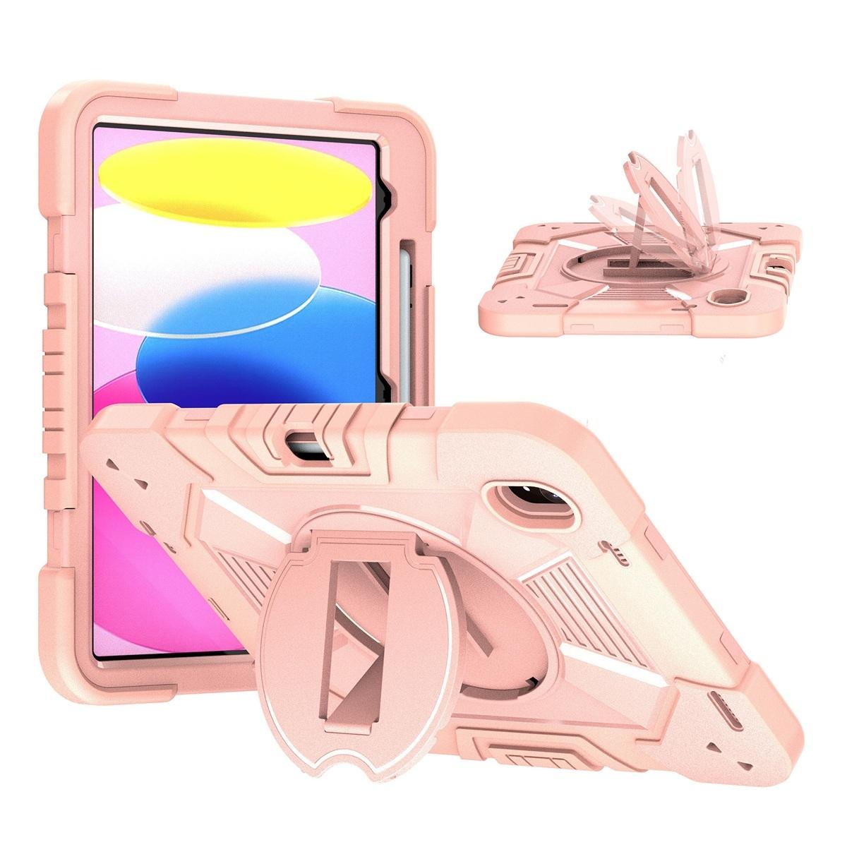 Funda antigolpes con soporte para iPad 10ª gen. 2022 10.9" / iPad 11 2025 - Rosa