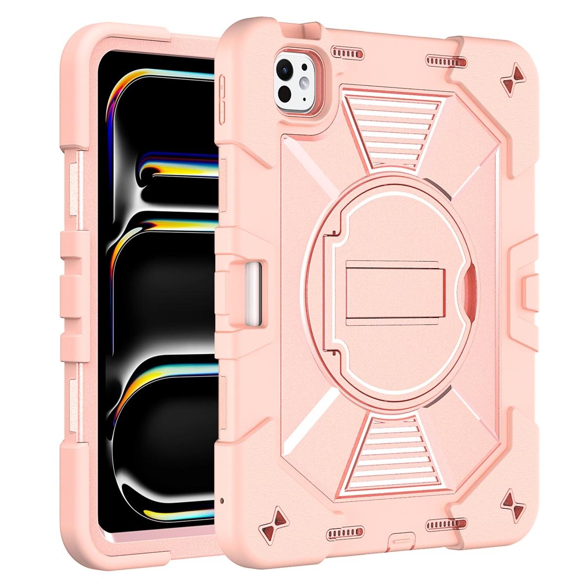 Funda antigolpes con soporte para iPad Pro 11 2024/2025 - Rosa