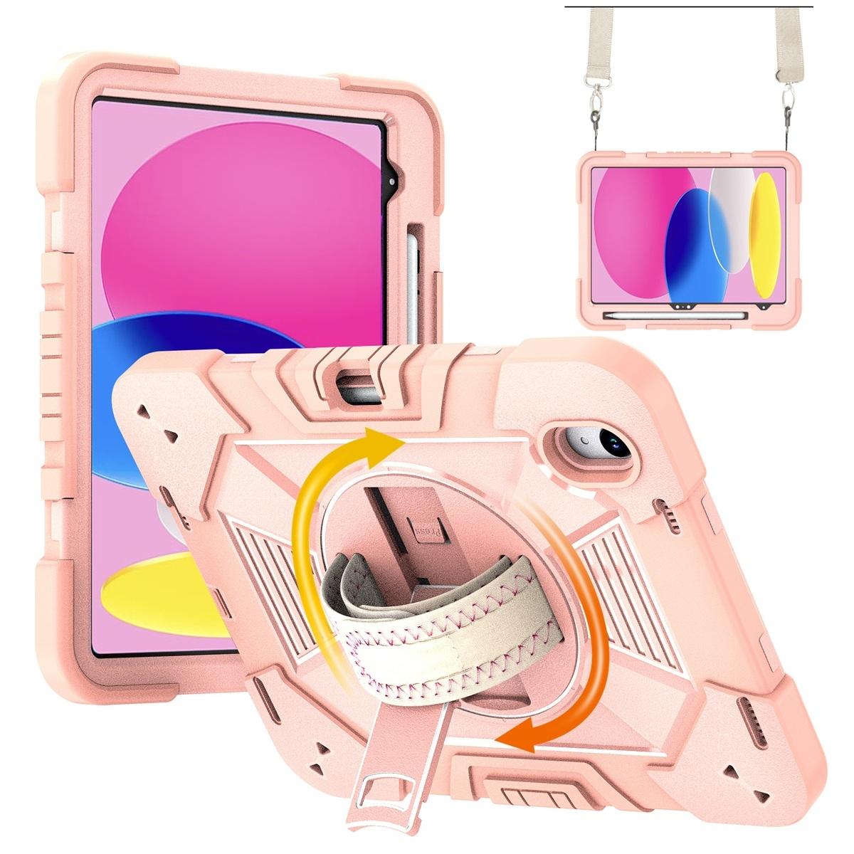 Funda antigolpes con soporte para iPad 10ª gen. 2022 10.9" / iPad 11 2025 - Rosa