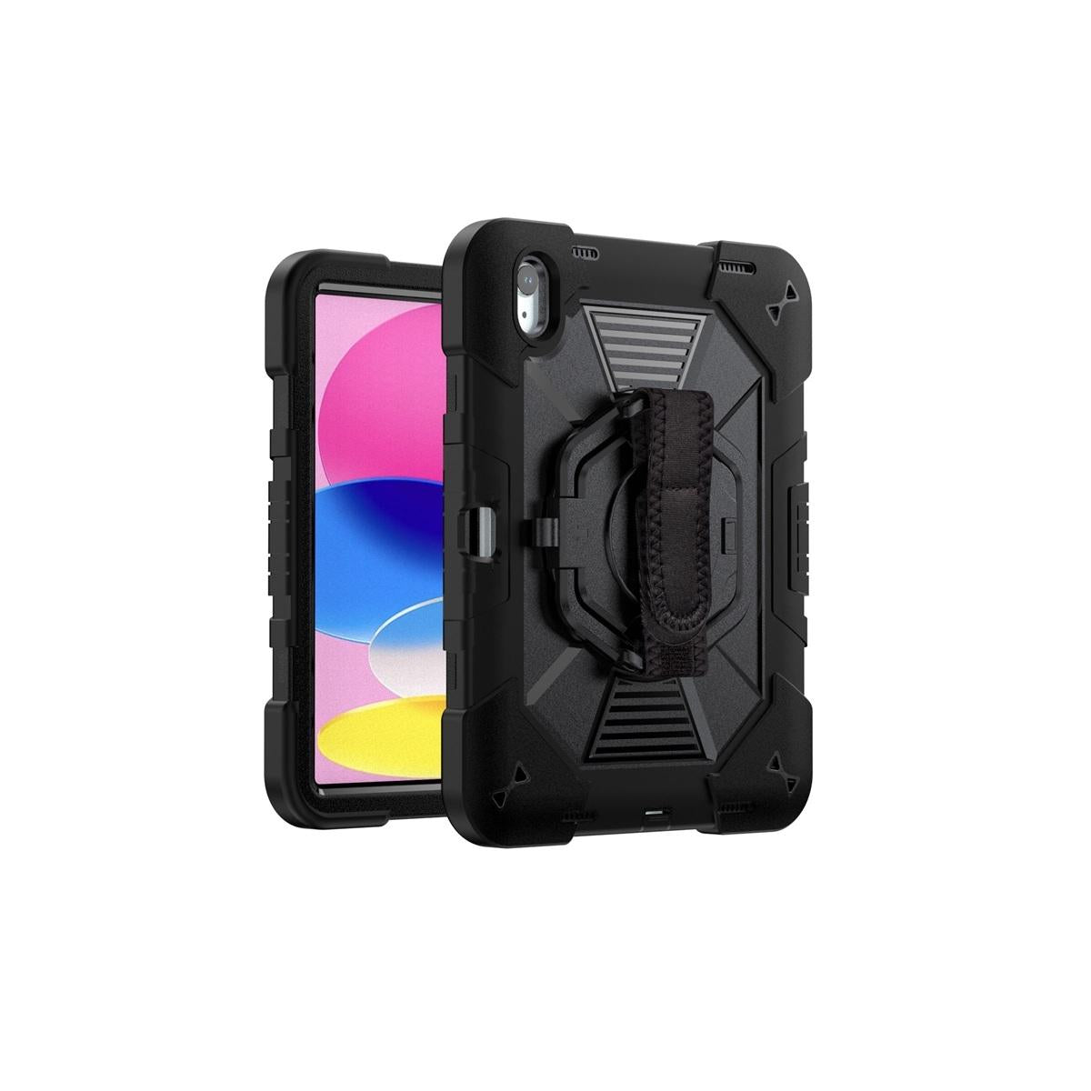 Funda antigolpes con soporte para iPad 10ª gen. 2022 10.9" / iPad 11 2025 - Negro