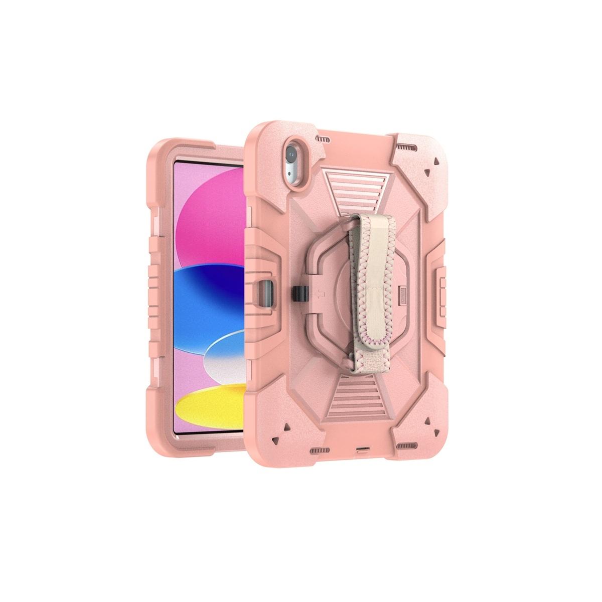 Funda antigolpes con soporte para iPad 10ª gen. 2022 10.9" / iPad 11 2025 - Rosa
