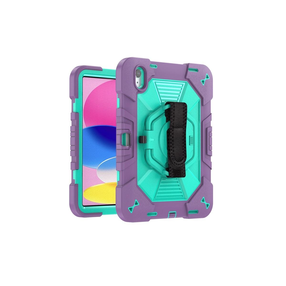 Funda antigolpes con soporte para iPad 10ª gen. 2022 10.9" / iPad 11 2025 - Morado