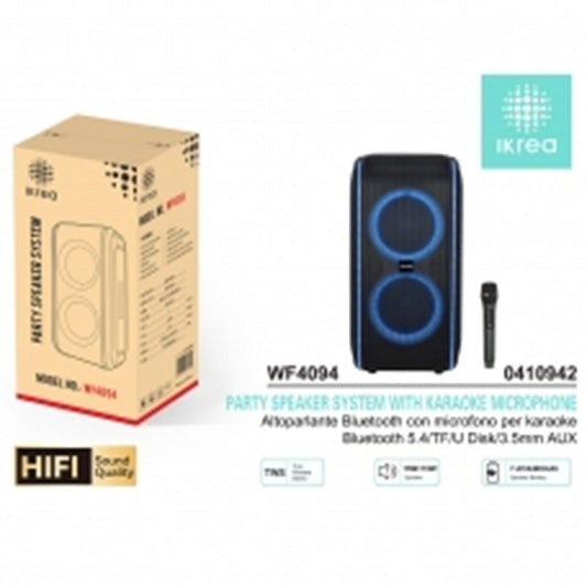 Ikrea WF4094 Altavoz HiFi Bluetooth TWS RGB con Micrófono Inalámbrico
