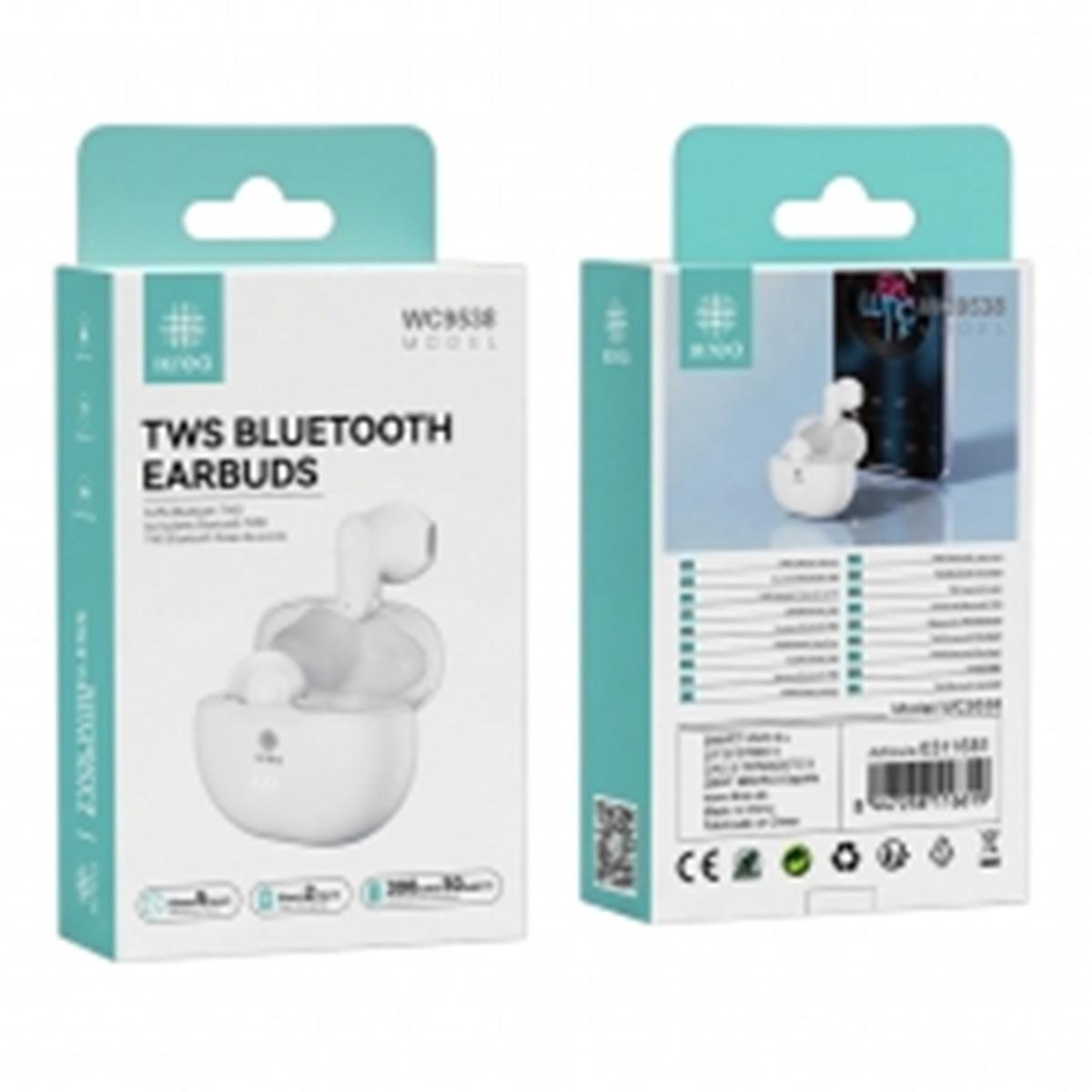 Ikrea WC9538 Auriculares Inalámbricos TWS Bluetooth Autonomía 5 Horas Blanco