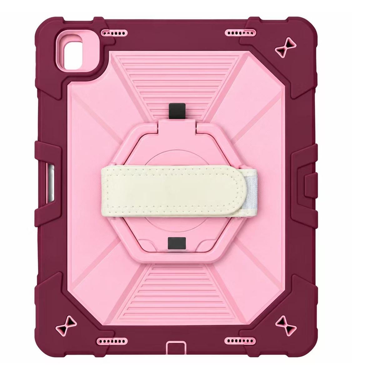 Funda antigolpes con soporte para iPad Air 13 2024/2025/2026 / iPad Pro 12.9 2018-2022 - Rojo