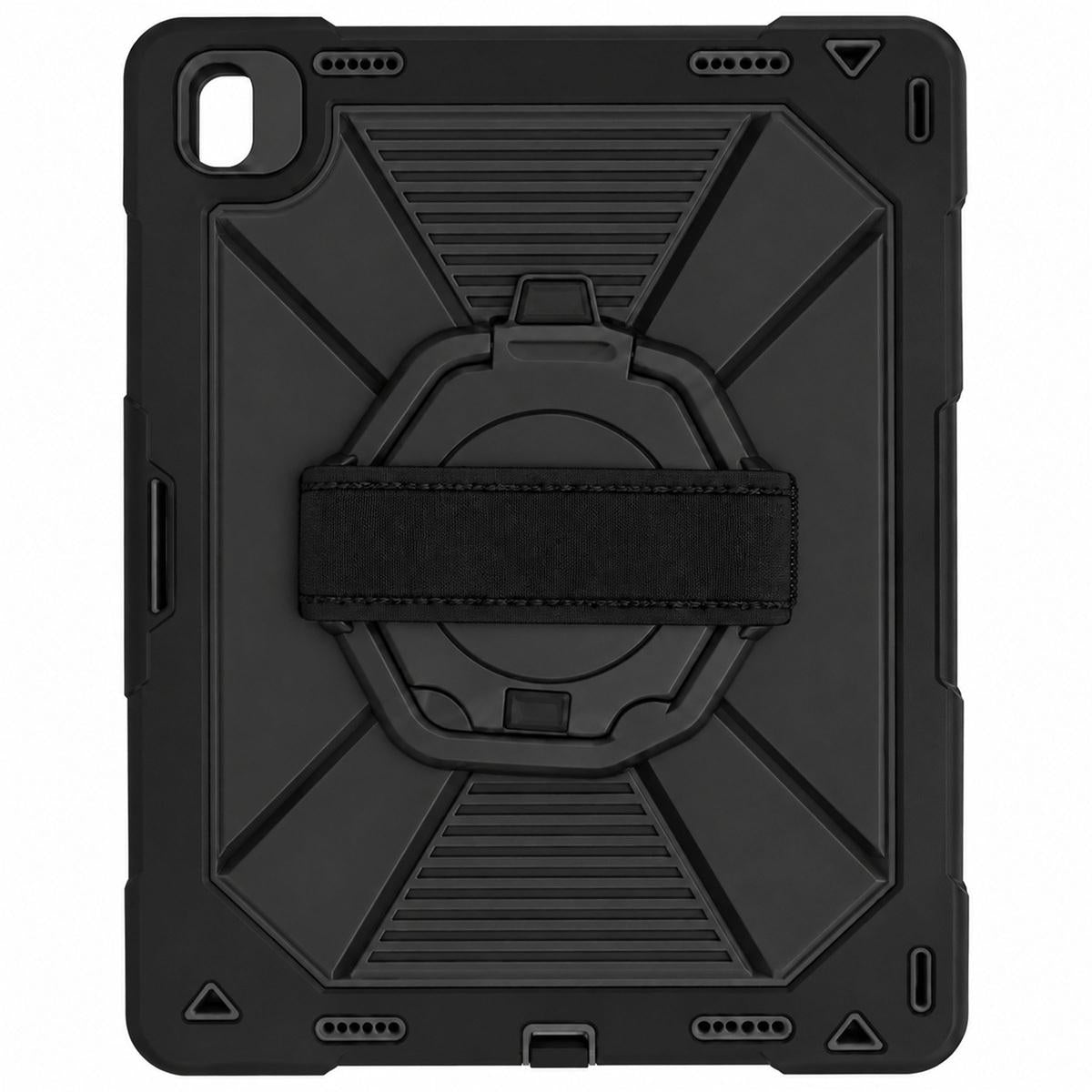 Funda antigolpes con soporte para iPad Air 13 2024/2025/2026 / iPad Pro 12.9 2018-2022 - Negro
