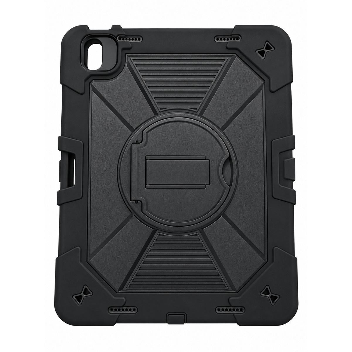 Funda antigolpes con soporte para iPad Air 13 2024/2025/2026 / iPad Pro 12.9 2018-2022 - Negro