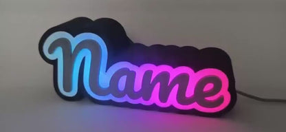 NOMBRE PERSONALIZADO ILUMINADO